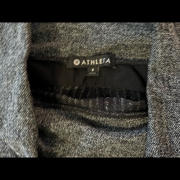 Athleta Women’s Leggings Herringbone Metro High Waisted Cropped Pockets Small - Picture 12 of 12